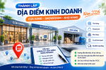 Thành Lập Địa Điểm Kinh Doanh – Cửa Hàng, Showroom, Kho Hàng Năm 2026