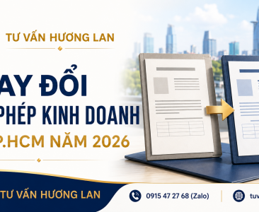 Dịch Vụ Thay Đổi Giấy Phép Kinh Doanh TP.HCM 2026