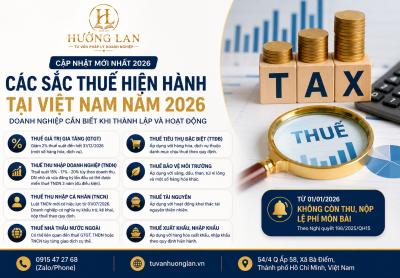 Các Sắc Thuế Hiện Hành Tại Việt Nam Năm 2026 – Doanh Nghiệp Cần Biết
