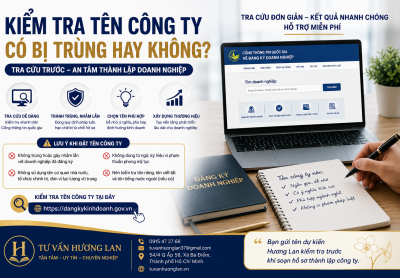 Kiểm Tra Tên Công Ty Có Bị Trùng Không? Hướng Dẫn Tra Cứu Năm 2026