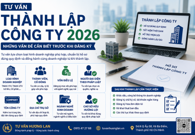 Tư Vấn Thành Lập Công Ty Năm 2026 – Những Vấn Đề Cần Biết Trước Khi Đăng Ký